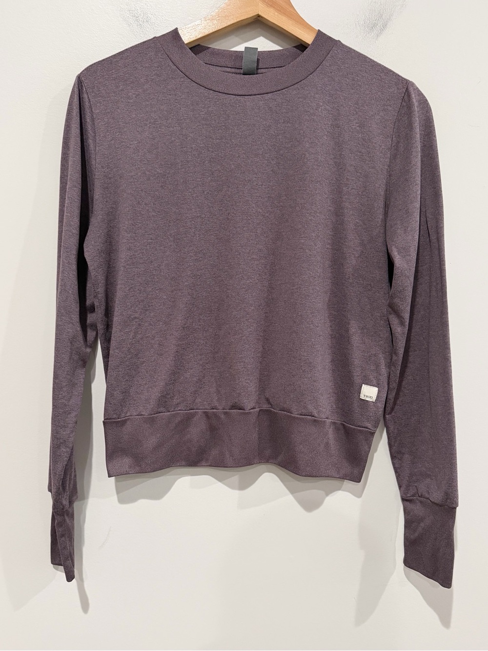VUORI Women’s Daydream Crew Long Sleeve Top Purple Size Small